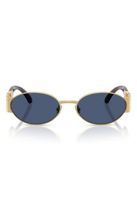 56mm Oval Sunglasses