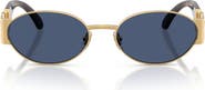 Versace 56mm Oval Sunglasses