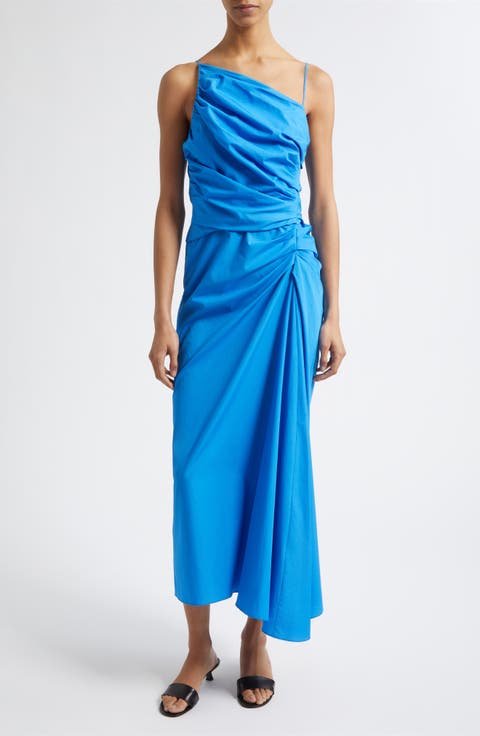 Juno One-Shoulder Cotton Dress