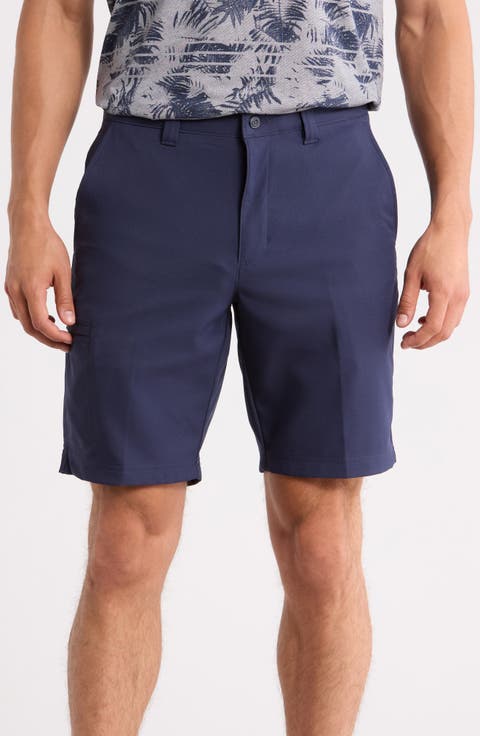 Flat Front Stretch Cargo Golf Shorts