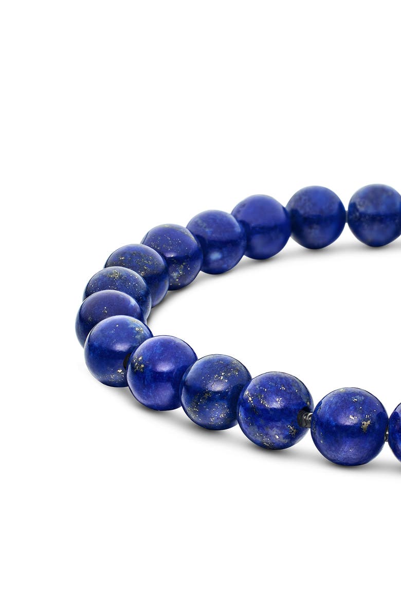 David Yurman Spiritual Lapis Lazuli Beaded Bracelet, Alternate, color, Blue