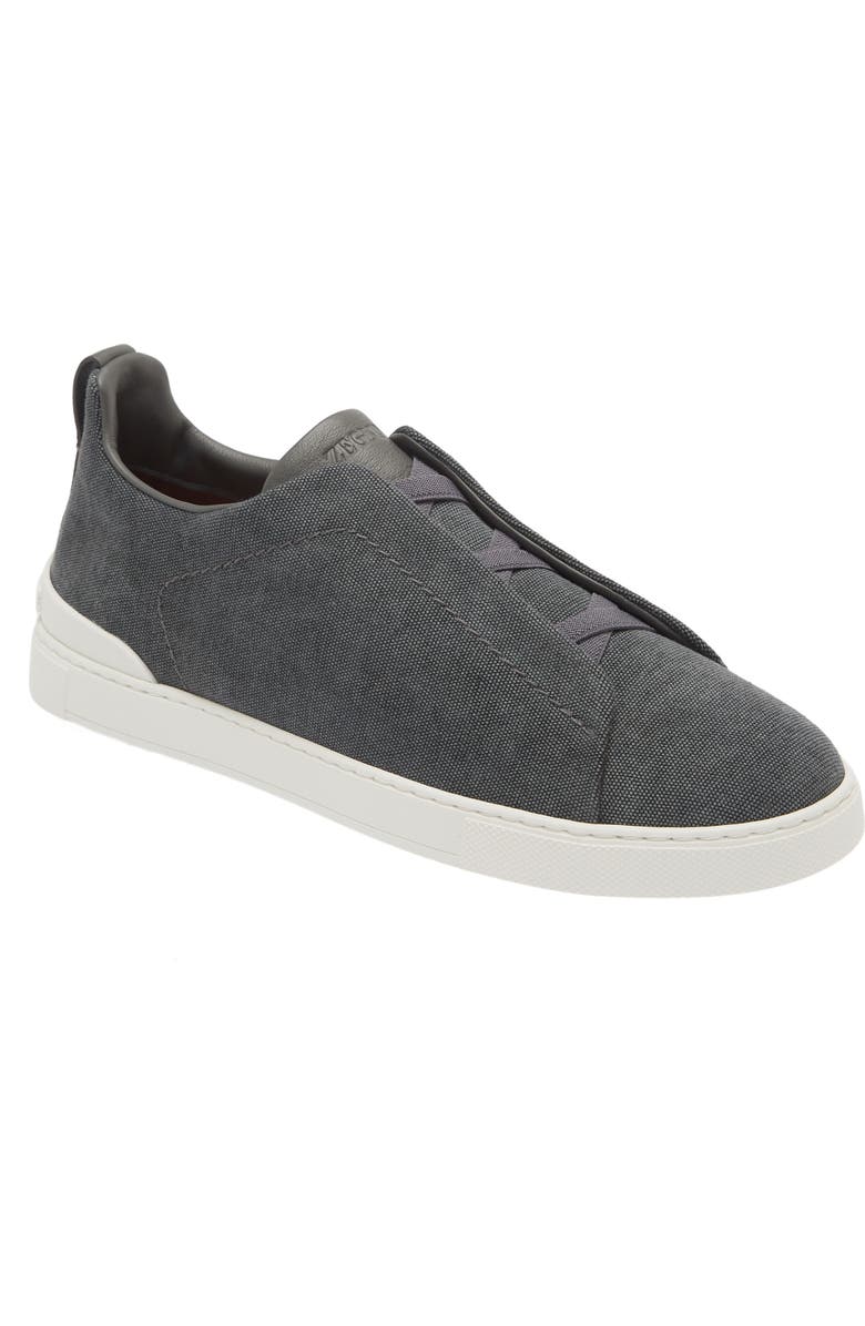 ZEGNA Triple Stitch Low Top Sneaker, Main, color,