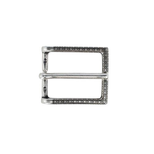 Trafalgar 30mm Lasered Patterned Solid Brass Italian Harness Belt Buckle