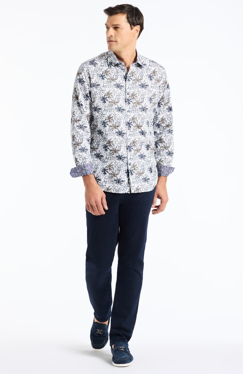 Robert Graham Xavier Cotton Button-Up Shirt, Alternate, color, Multi