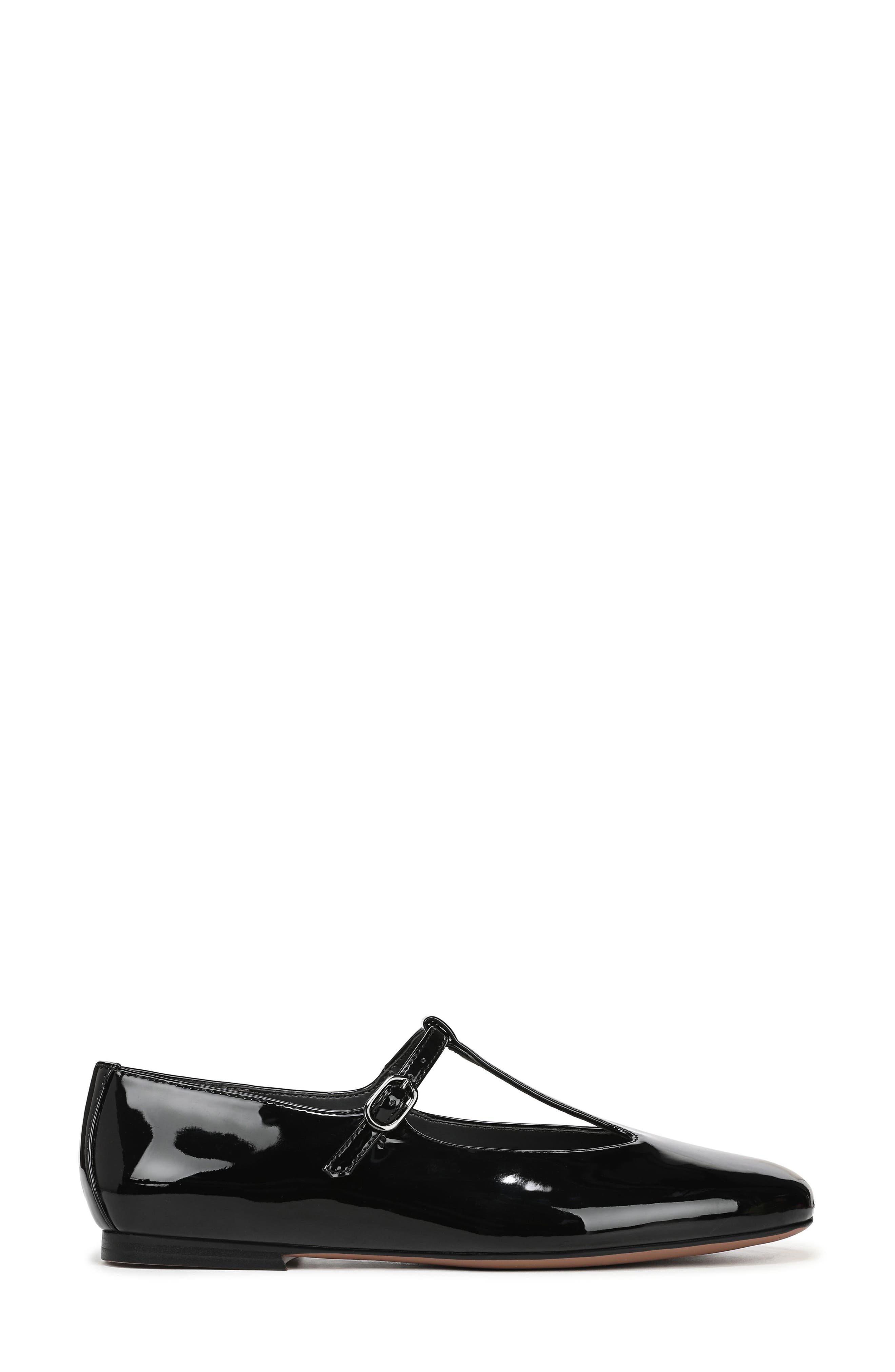 Franco Sarto Arden Mary Jane Flat, Alternate, color, Black Patent