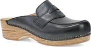 Dansko Lyric Leather Penny Loafer Clog