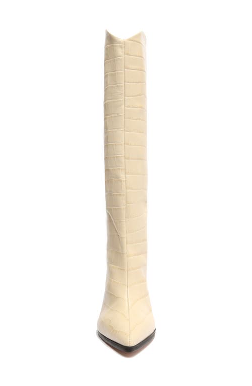 Shop Schutz Maryana Pointed Toe Block Heel Knee High Boot