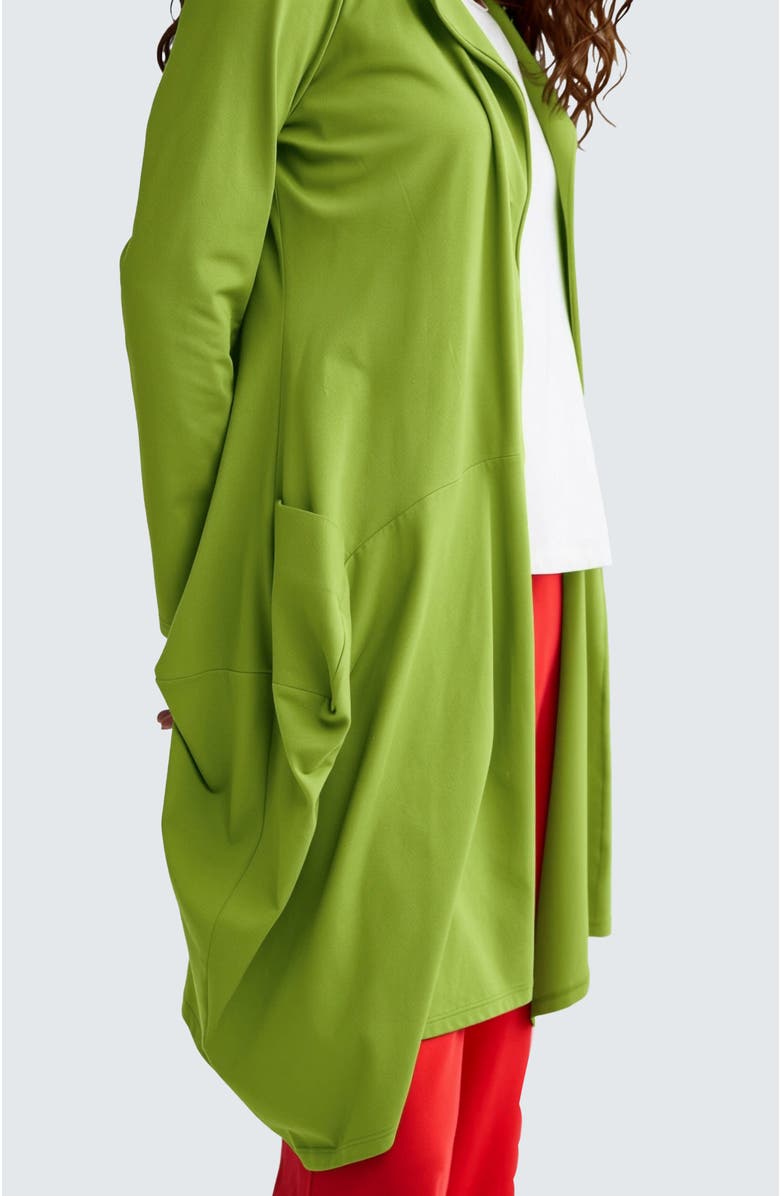 LUUKAA Liora Voluminous Jersey Jacket, Alternate, color, Lime