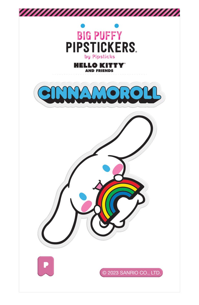 PIPSTICKS x Sanrio Big Puffy Cinnamoroll<sup>®</sup> Sticker, Main, color, 