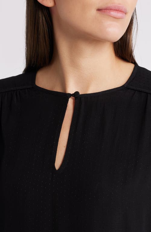 Shop Treasure & Bond Keyhole Top In Black