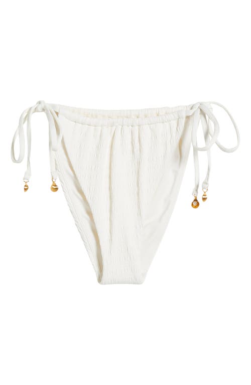 Pacsun Katelyn Shirred Side Tie Swim Bottoms