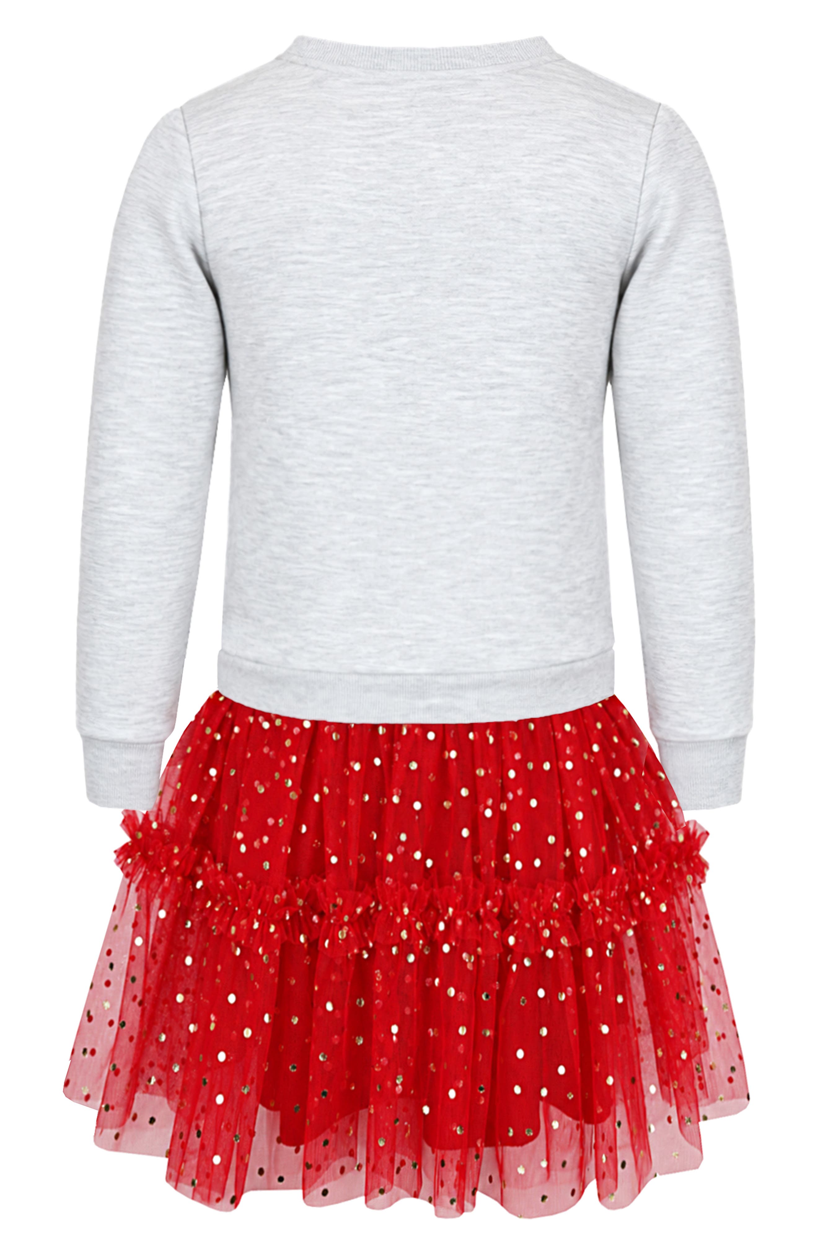 selected HEATHER GREY/ RED