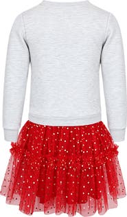 Zunie Kids' Holly Jolly Twofer Dress