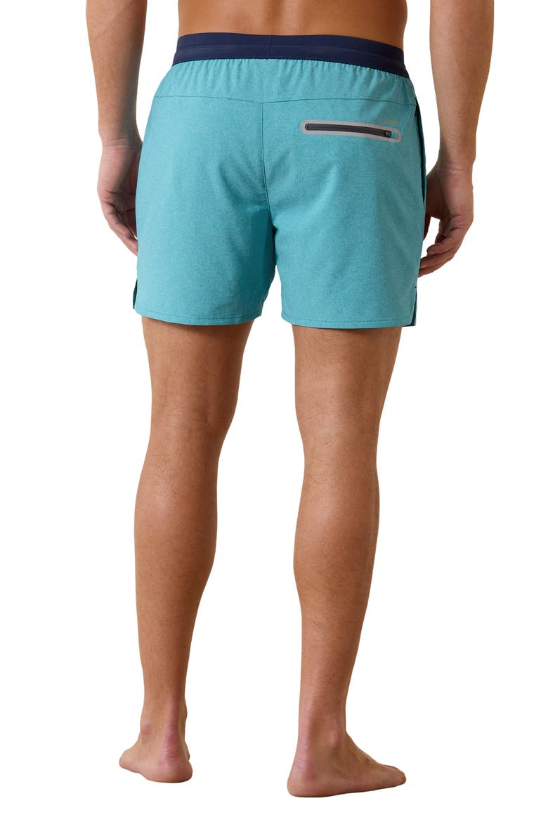 Maui Breaker Swim Trunks, Alternate, color, RIVIERA AZURE