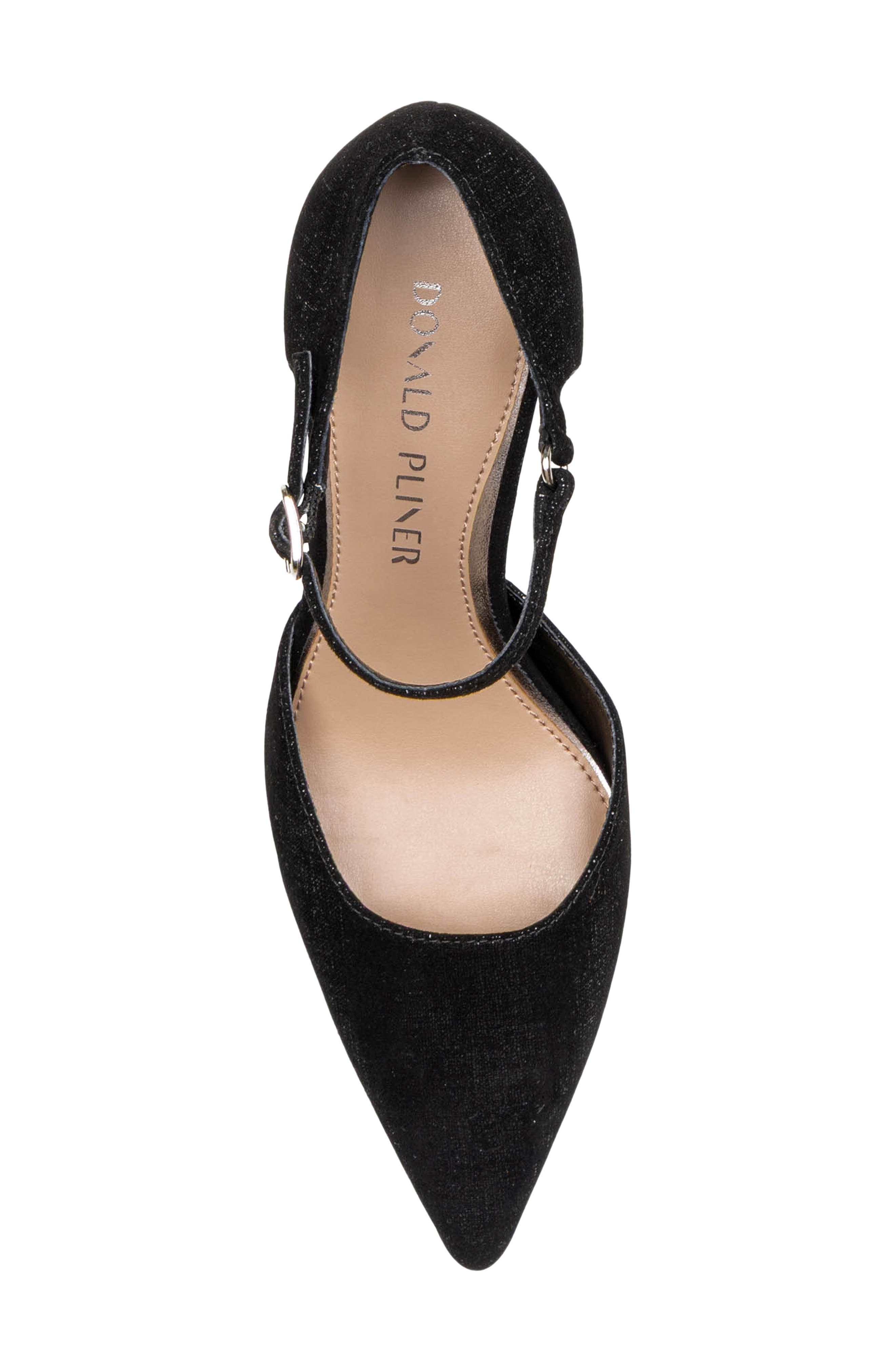 Donald Pliner Epyc Ankle Strap Pointed Toe Pump, Alternate, color, Black