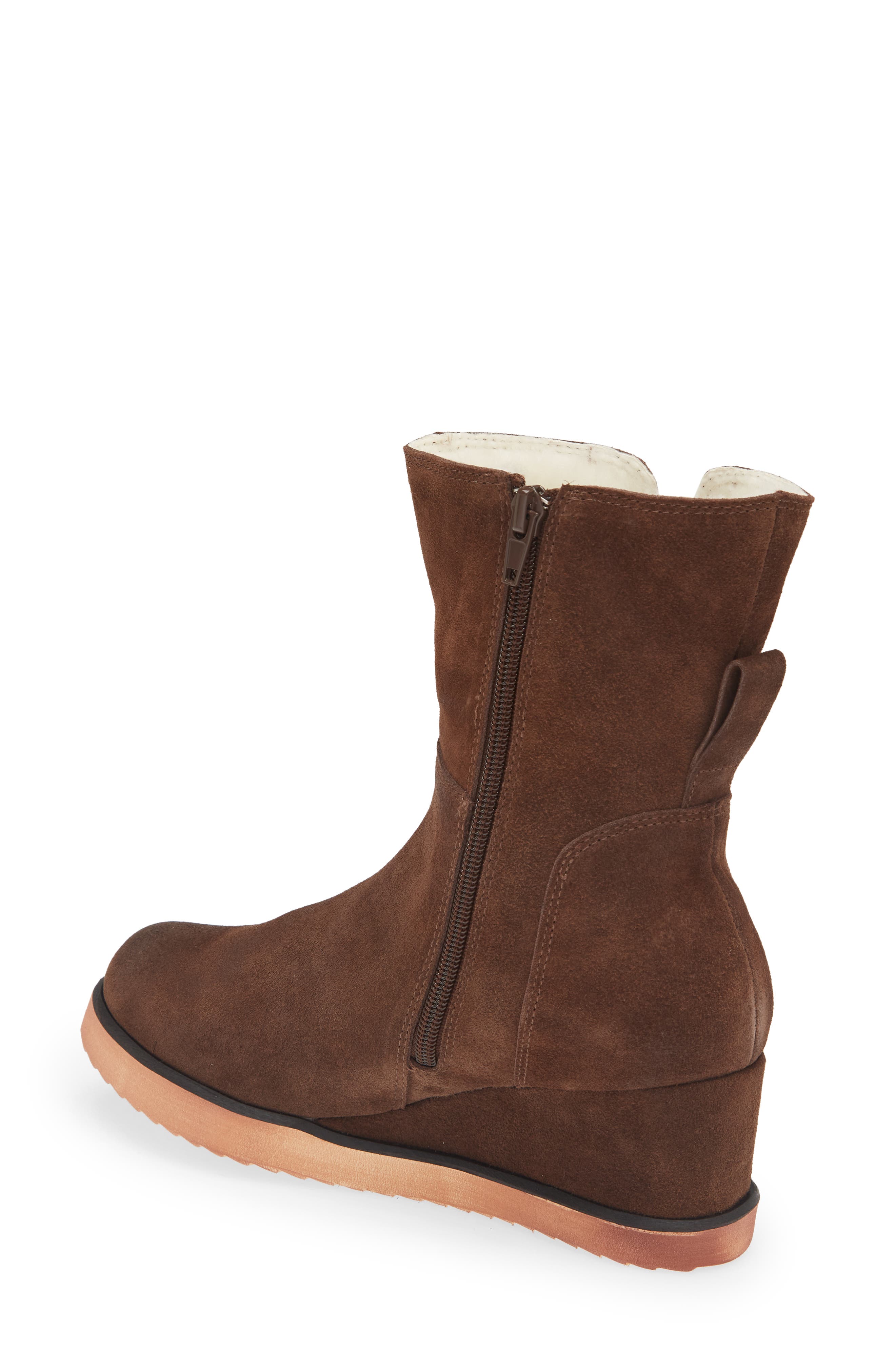 Chocolat Blu Mallory Genuine Shearling Lined Boot, Alternate, color, 