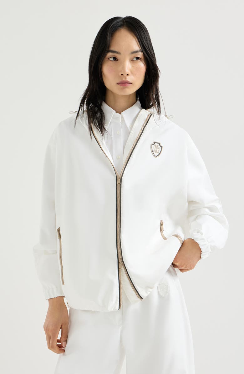 Brunello Cucinelli Nylon outerwear, Main, color, White