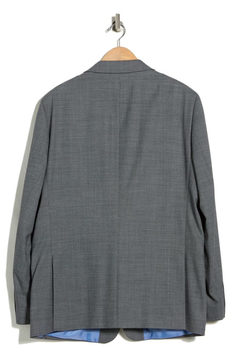 Charcoal Grey Birdseye Stretch Suit Jacket, Alternate, color, CHARCOAL