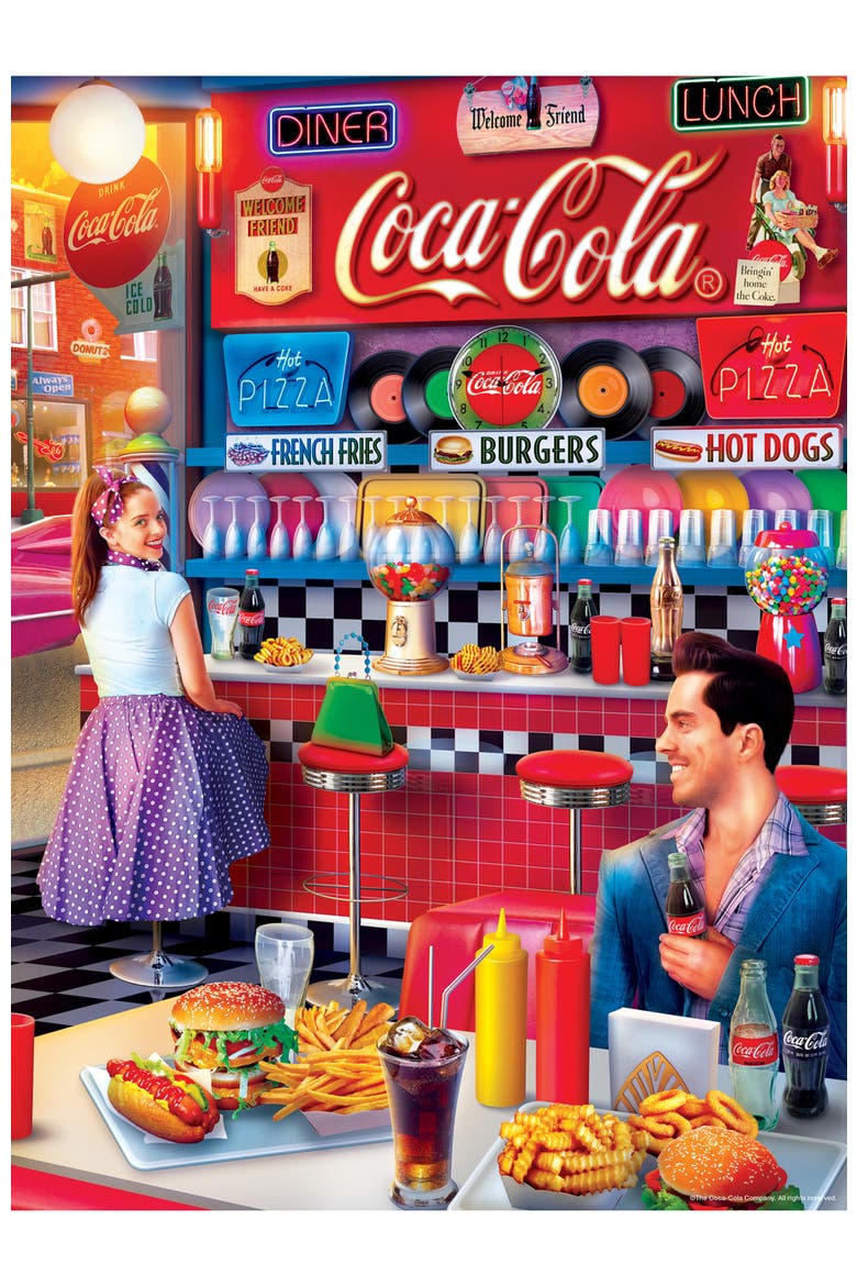 Coca-Cola 500 Piece Puzzles 3-Pack, Alternate, color, Multicolor