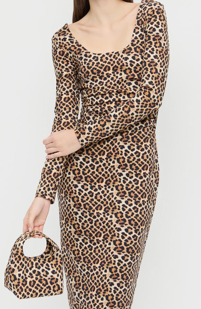 Loeffler Randall Kenzie Clutch, Alternate, color, Leopard