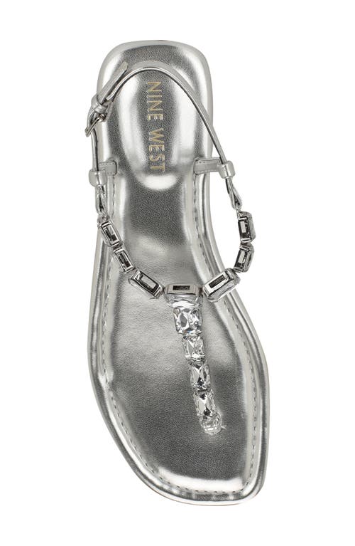 Nine West Dynasti Sandal In Silver