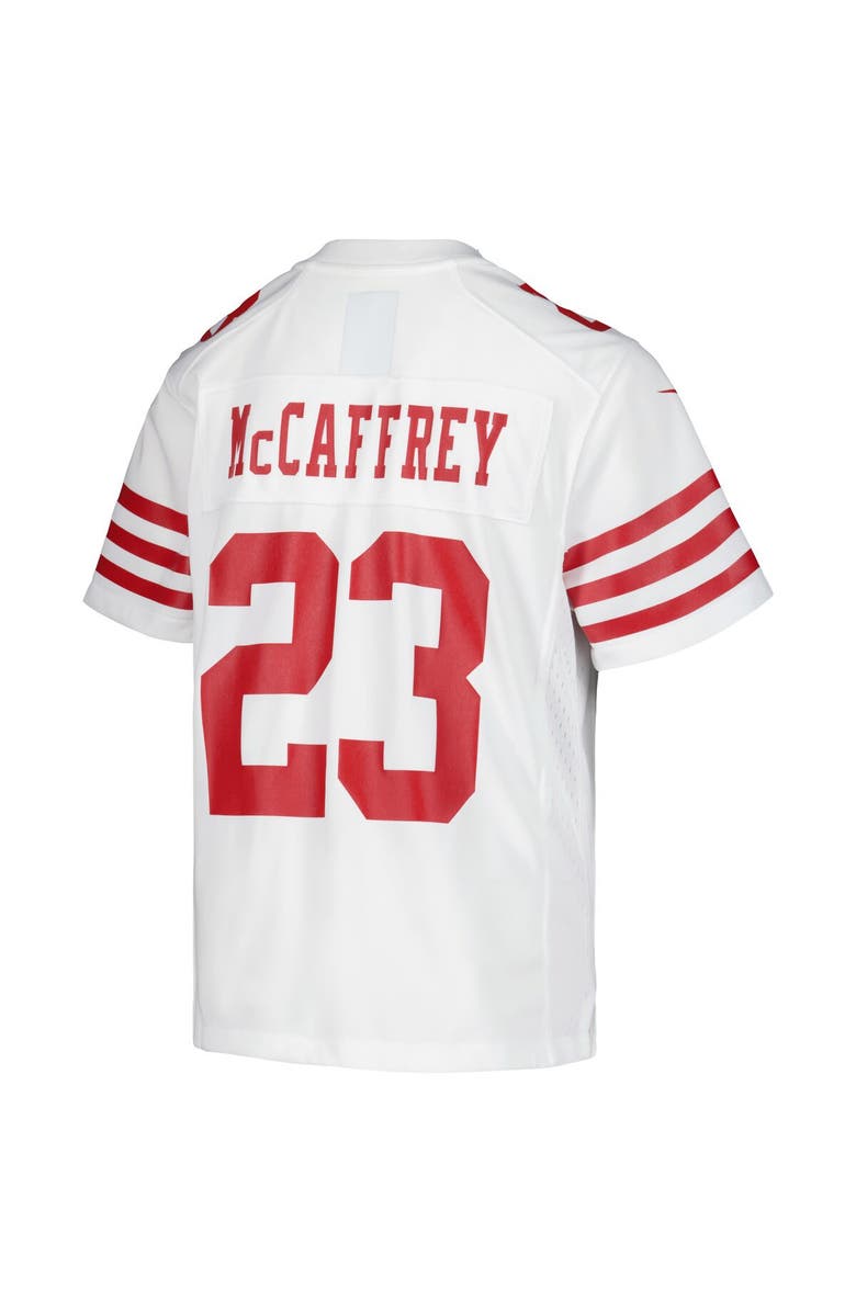 Nike Youth Nike Christian McCaffrey White San Francisco 49ers Game Jersey, Alternate, color,
