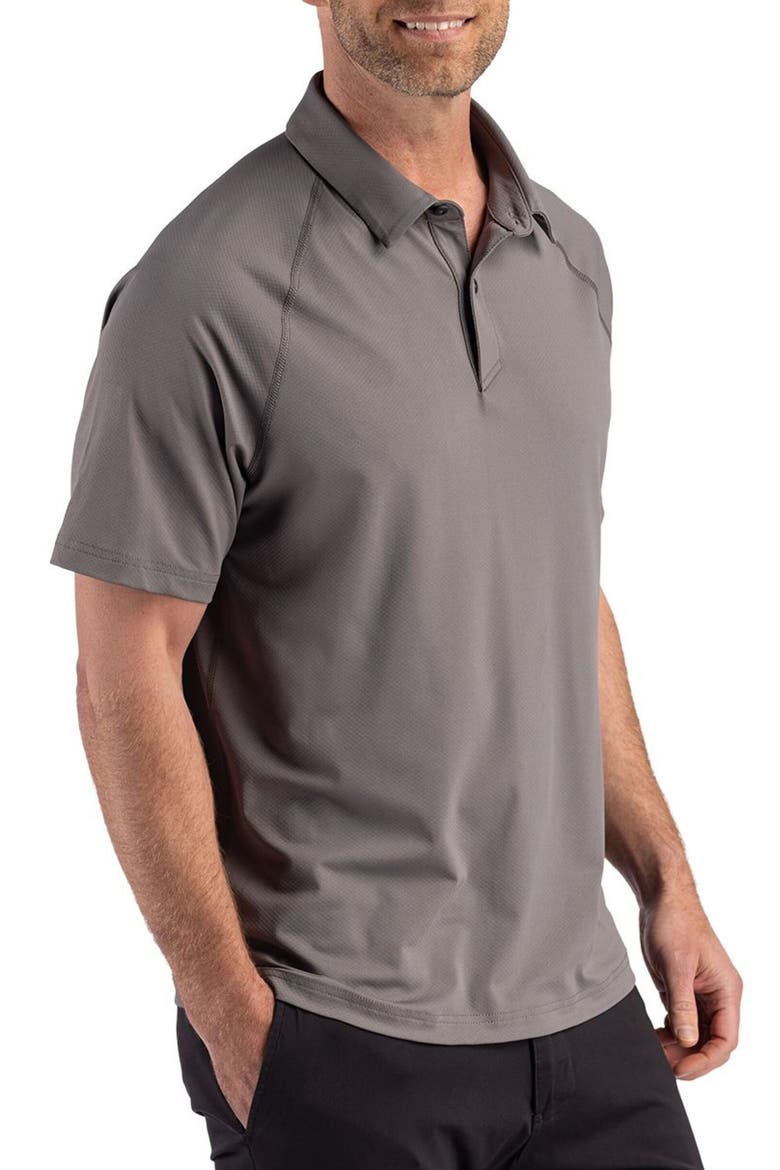 Prospect Epic Confidence Textured Performance Polo, Alternate, color, ELEMENTAL GREY
