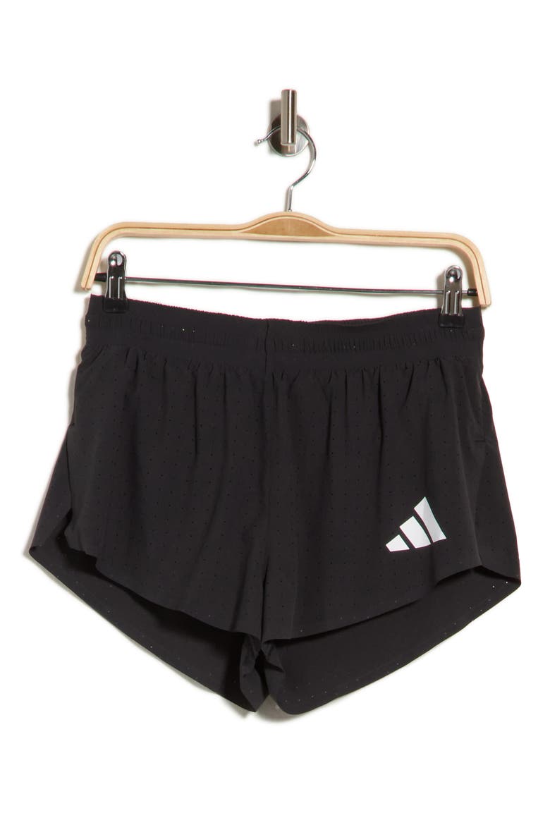 Promo Perforated Active Shorts, Main, color, BLACK/