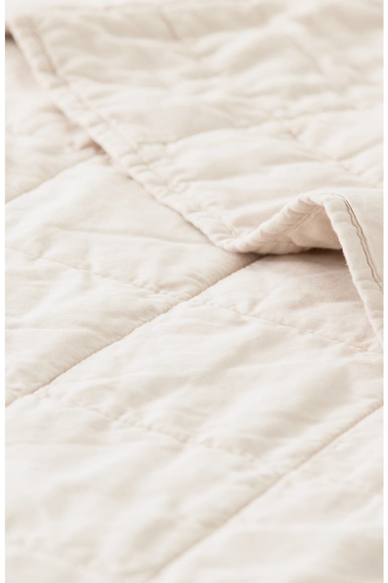 Organic Quilt, Alternate, color, Bone