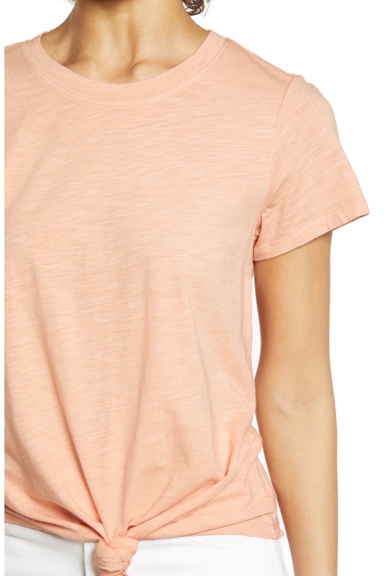Perfect Knot T-Shirt, Alternate, color, PINK CANYON