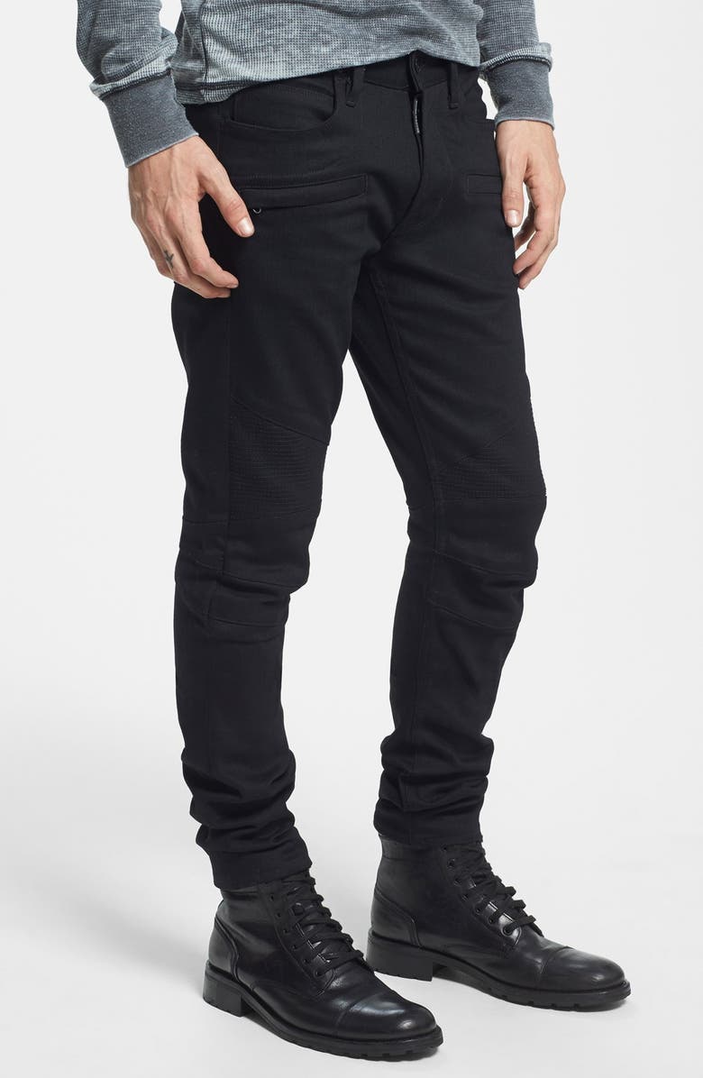 Hudson Jeans Blinder Skinny Fit Moto Jeans, Alternate, color,