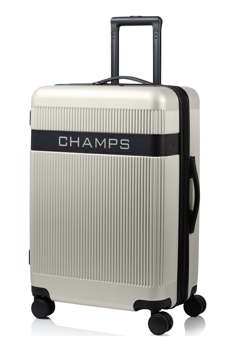 Onyx II Medium Checked Hardside Spinner Luggage, Alternate, color, IVORY