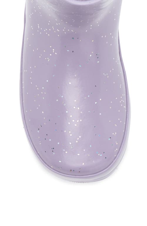 Harper Canyon Kids' Audra Glitter Rainboot In Purple