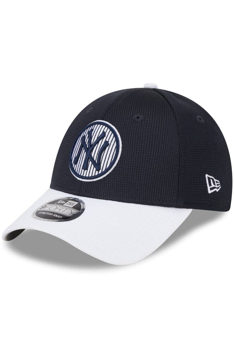 New Era Men's New Era Navy New York Yankees 2024 Batting Practice 9FORTY Adjustable Hat, Main, color,