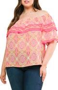FLYING TOMATO Off-the-Shoulder Top