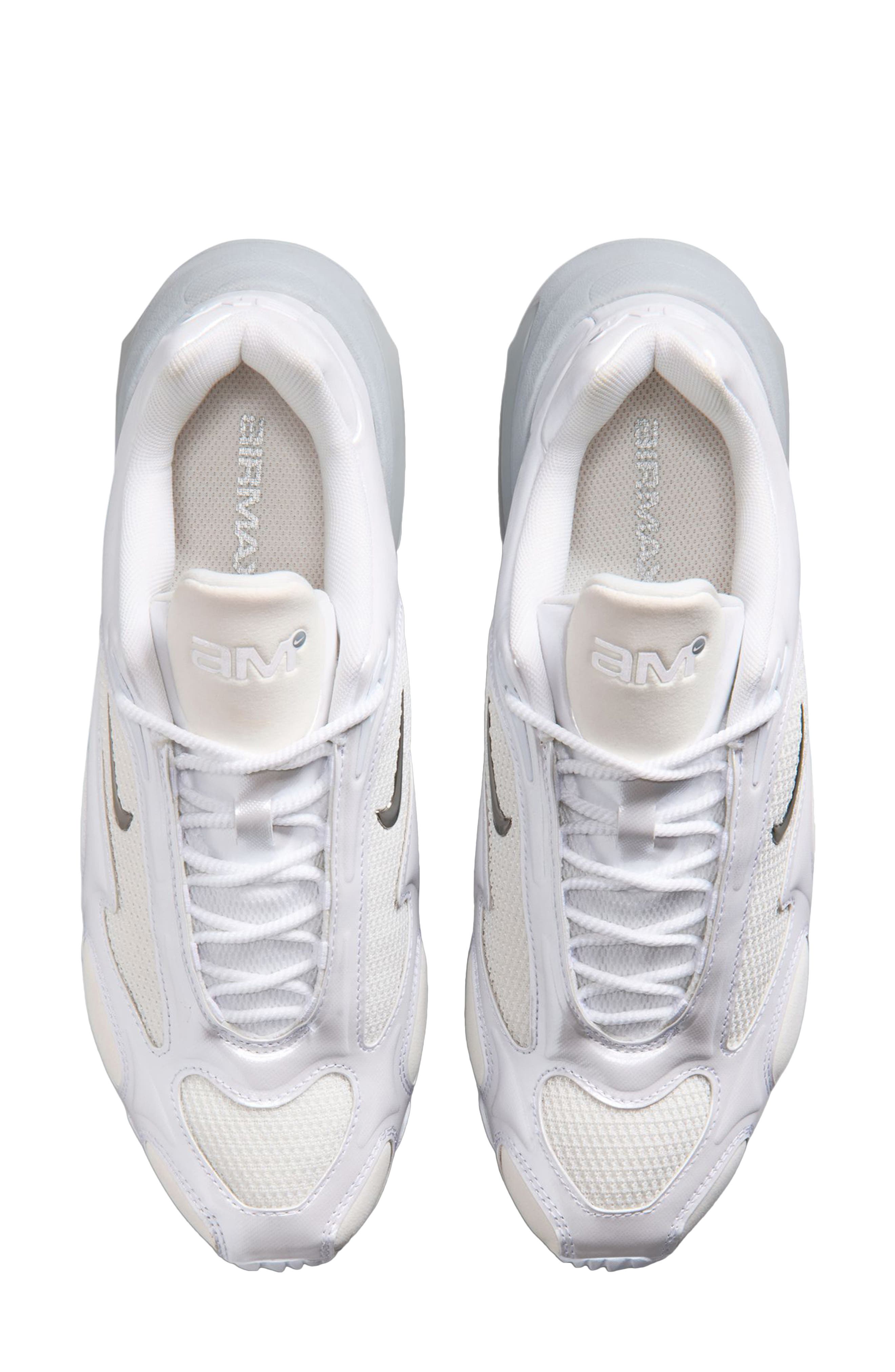 Air Max Muse Sneaker, Alternate, color, WHITE/ WHITE-WOLF GREY