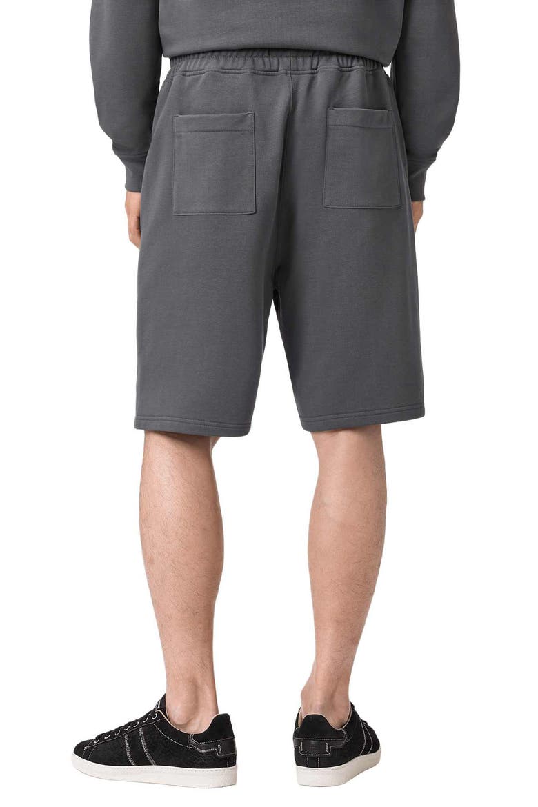 Underground Relaxed Fit Organic Cotton Sweat Shorts, Alternate, color, DARK STEEL BLUE