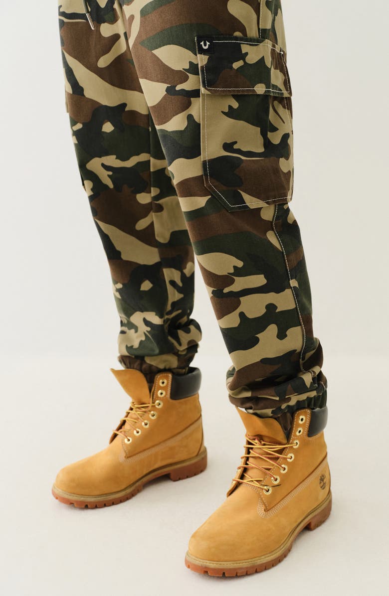 True Religion Camo Cargo Joggers, Alternate, color,