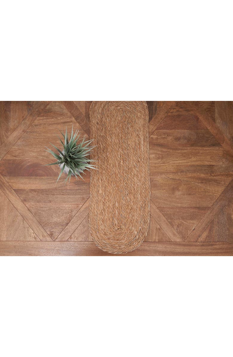 C&F Home Midnight Seagrass Table Runner 13" x 36", Alternate, color, Beige