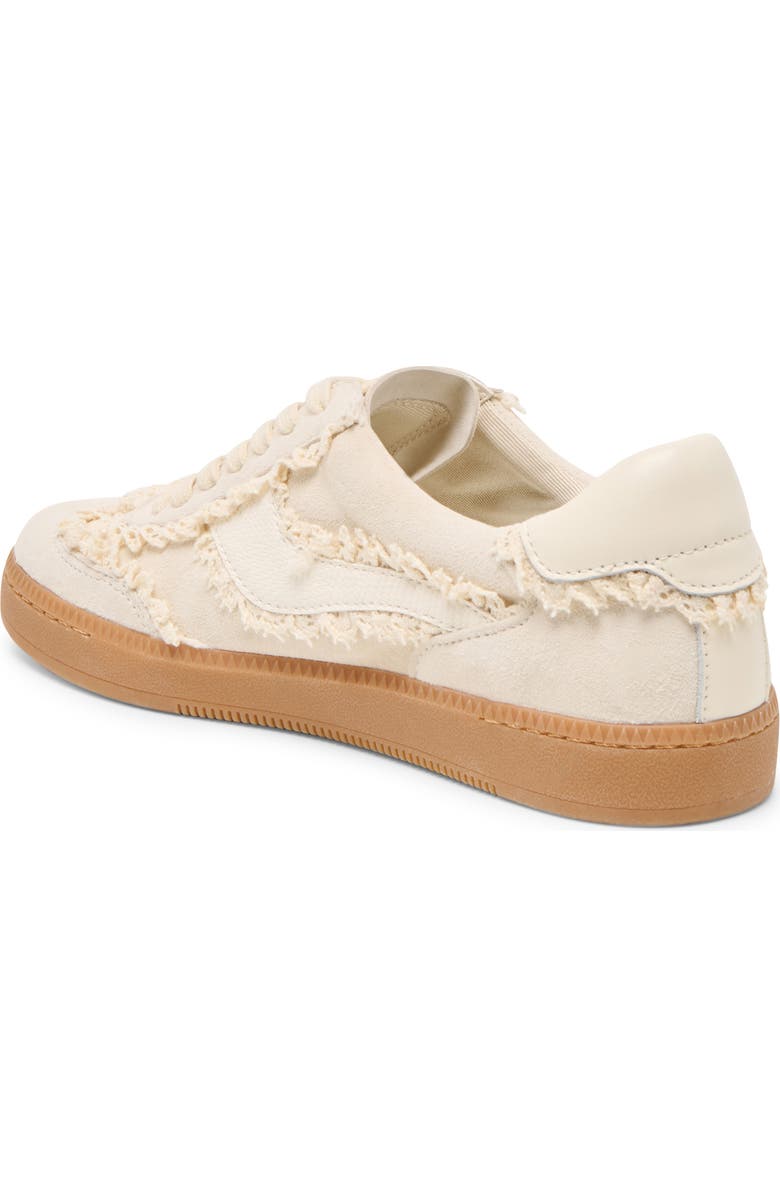 Dolce Vita Notice Lace Trim Sneaker, Alternate, color, Ivory Suede