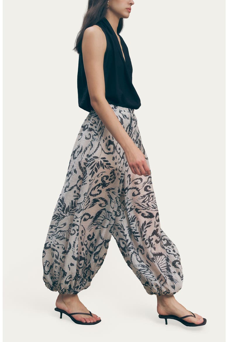 Talia Balloon Pants, Alternate, color, MONARCH PRINT