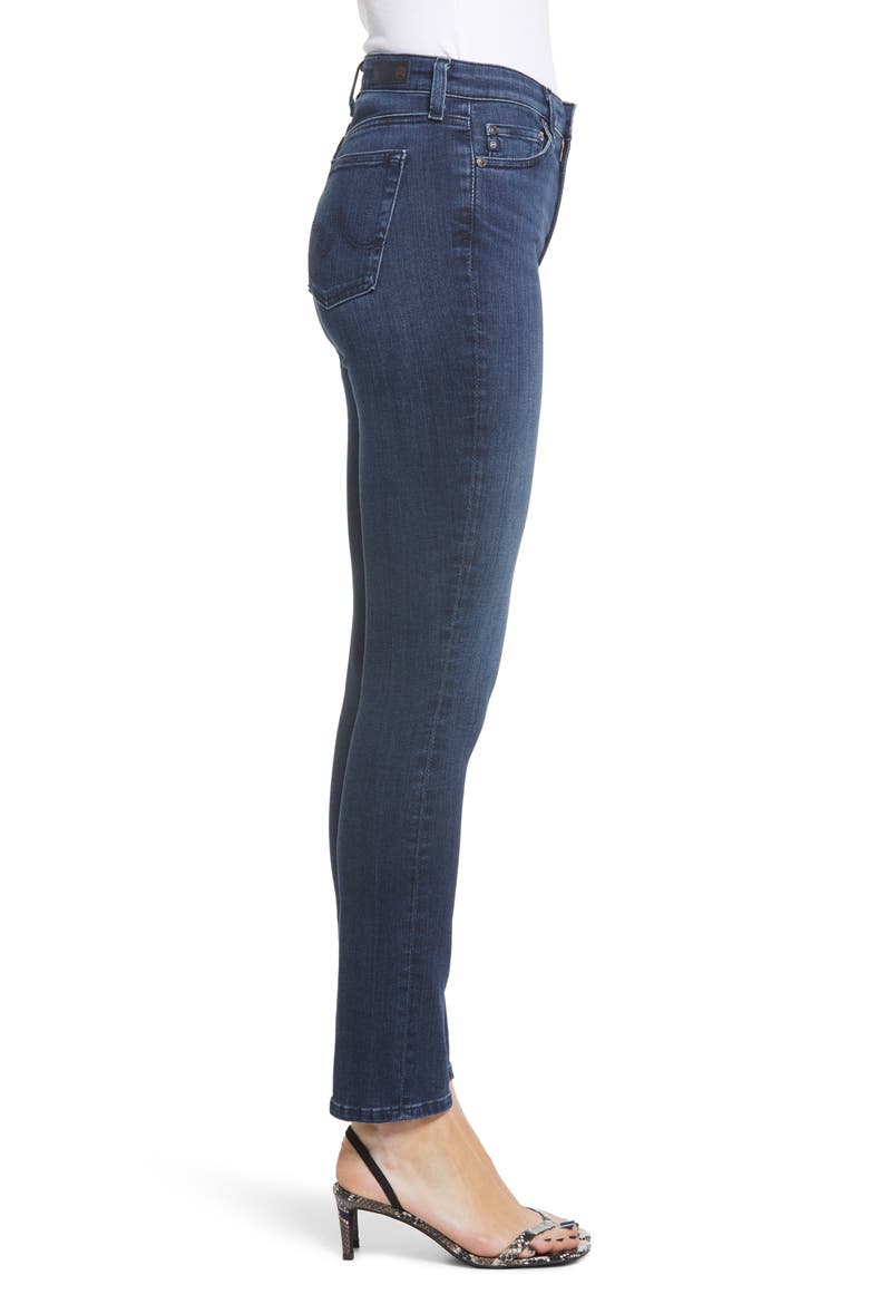 Mari High Waist Stretch Slim Straight Leg Jeans, Alternate, color, OASIS