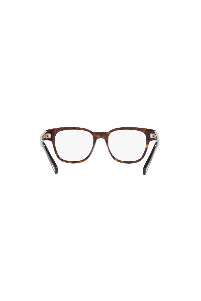 50mm Square optical glasses, Alternate, color, Tortoise