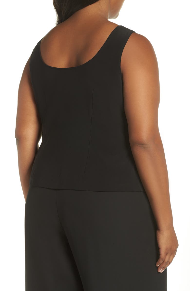 Alex Evenings Metallic Embroidered Twinset, Alternate, color, 