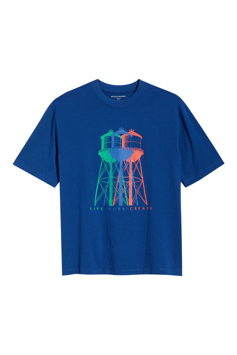 Graphic T-Shirt, Alternate, color, NAVY PEONY