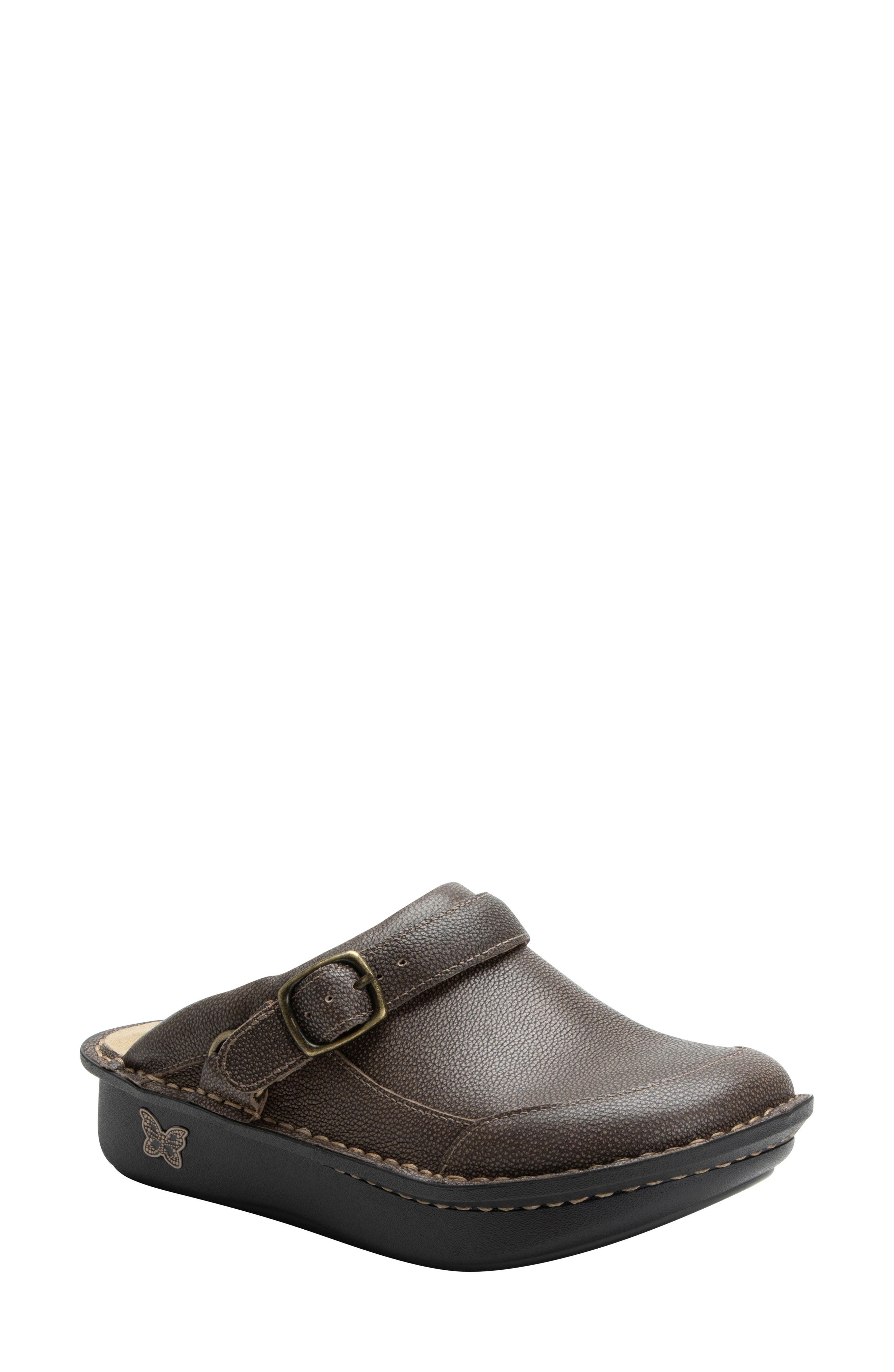Alegria by PG Lite Seville Water Resistant Clog in Dont Stress Brown 