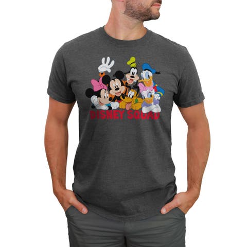 Men's Mickey & Friends Disney Squad Group Shot  Graphic T-Shirt