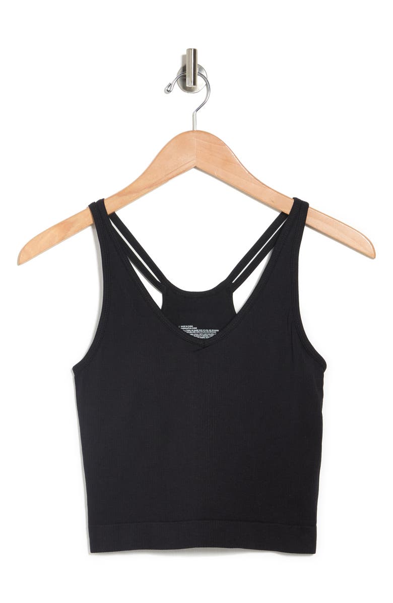 Z by Zella Tempo Longline Shelf Bra Tank Top, Alternate, color, 