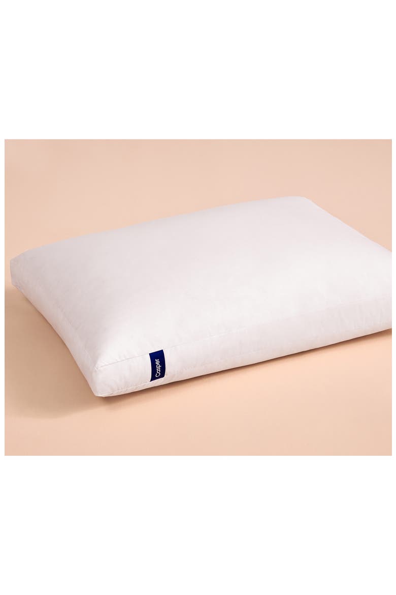 Down Pillow, Alternate, color, WHITE