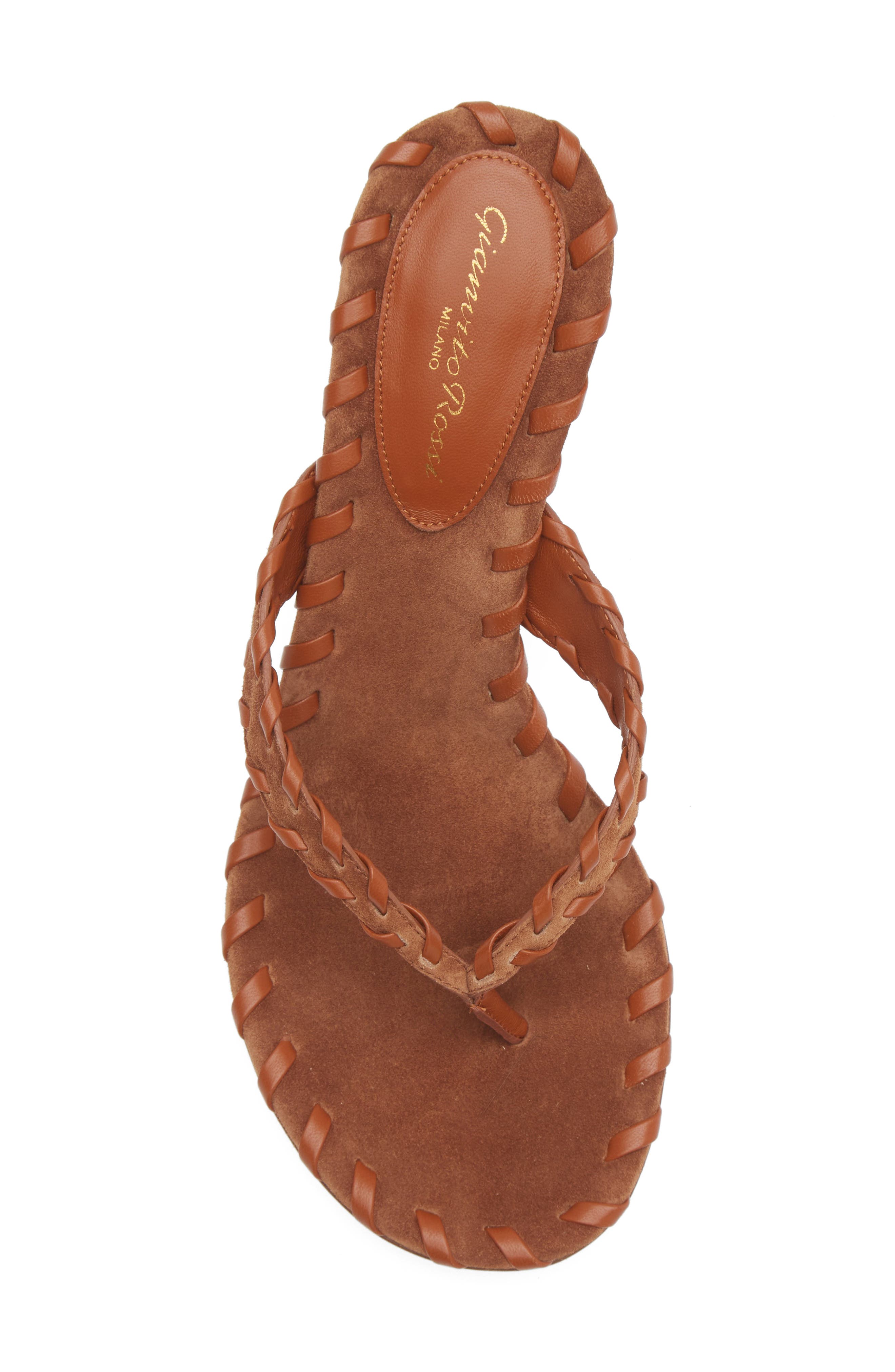 Gianvito Rossi Zaira Sandal, Alternate, color, Sedona Luggage